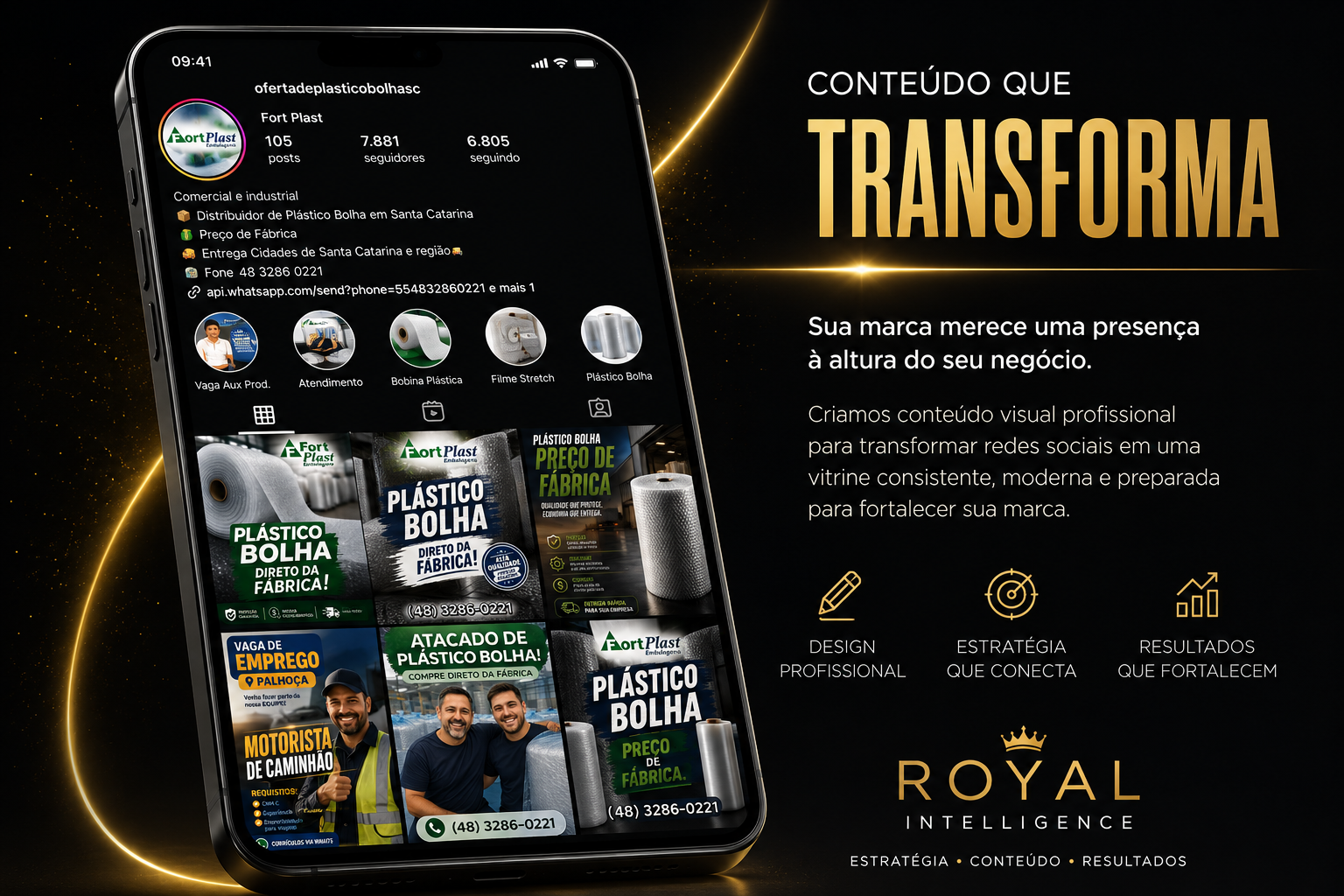 Case FortPlast - Conteúdo que transforma, desenvolvido pela ROYAL Intelligence